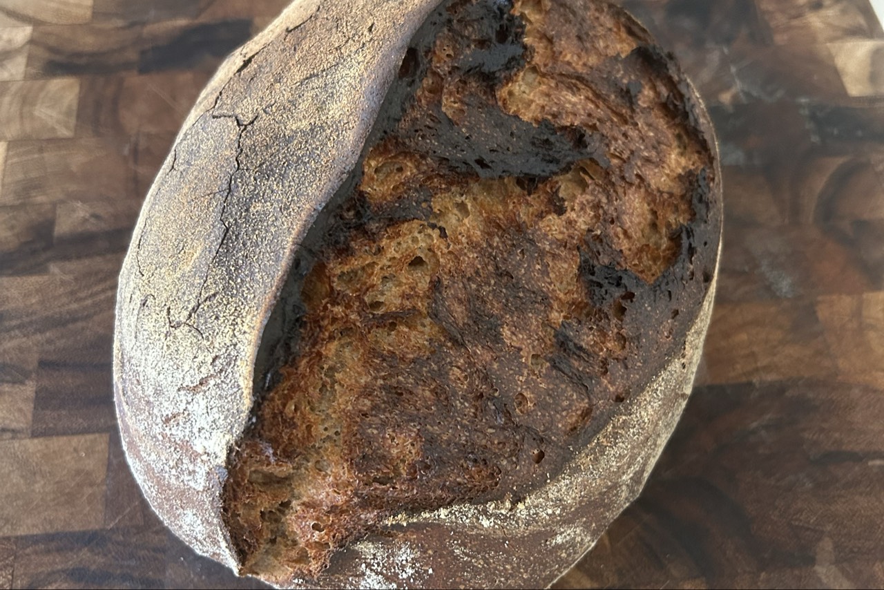 Whole Wheat & Rye Sourdough Batard